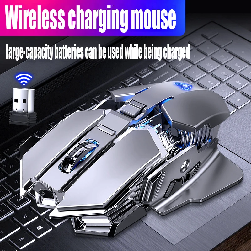 SC300 Wireless Mouse and Mouse Charging Esports Chicken Eating Breath Light Effect Computer Laptop