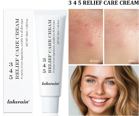 345 Relief Cream Moisturizing Blemishes Nourish The Skin And Provide Soothing Care Resulting In A Well-Rounded Skincare Solution