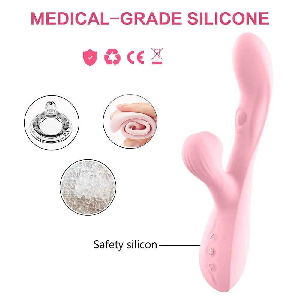 Female G Spot Sucking Tongue Vibrator 10 Speeds Powerful Dildo Stimulator Silicone Vagina Masturbation Female Sex Toy For Women