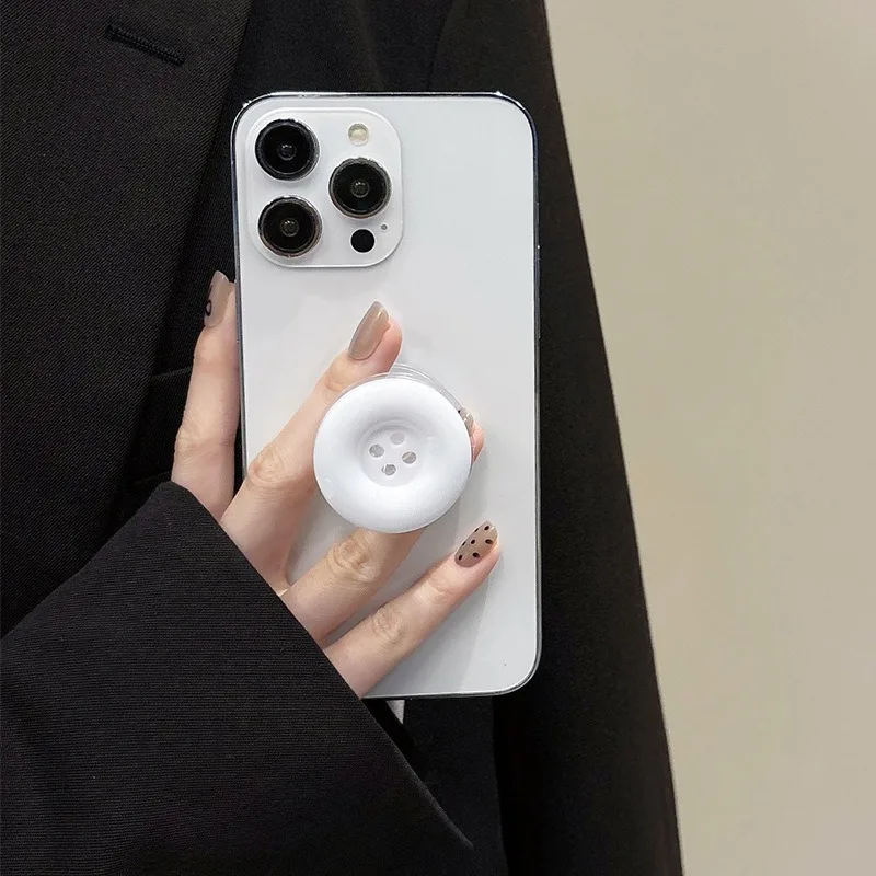 

Корейский стиль INS ярких цветов, кнопка, держатель для телефона, розетка, карманная поддержка, ленивая настольная складная подставка SJZJ09