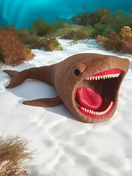 Deep Sea Monster Kraken Toy 3D Printed Moveable Joints Collectible Figure Ocean Toys Model Display Piece for Ages 6 And up