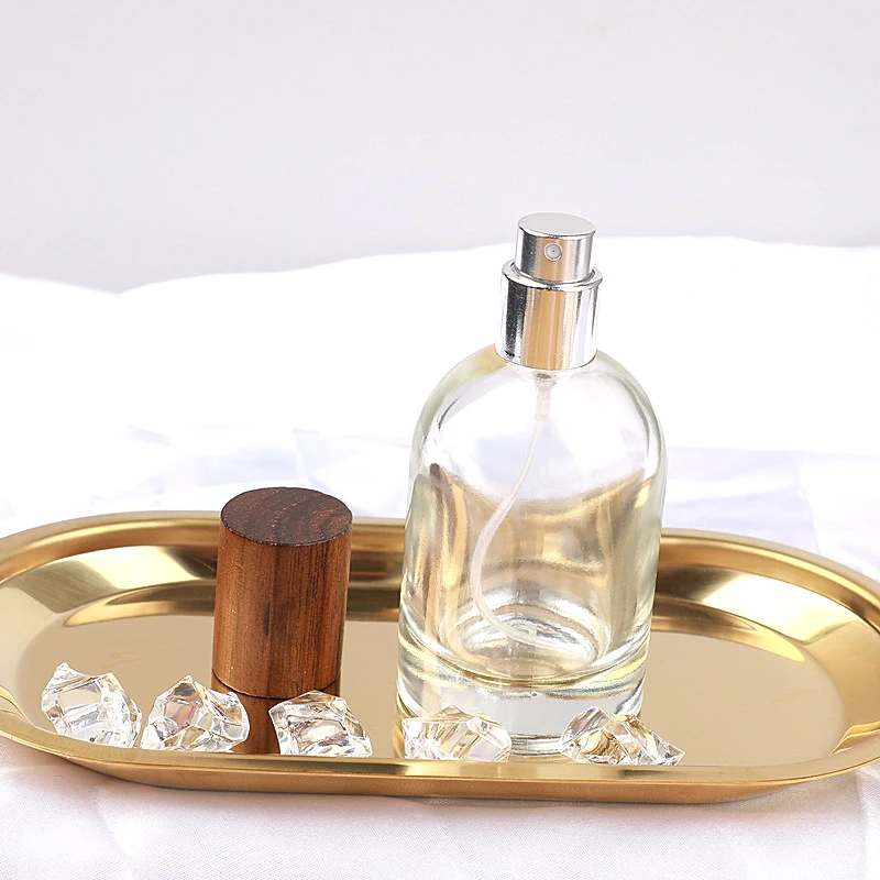 100-30ML Hervulbare Parfumflesje Draagbare Glazen Vloeibare Spray Fles Lege Monster Dispenser Fles Cosmetische Containers Verstuiver