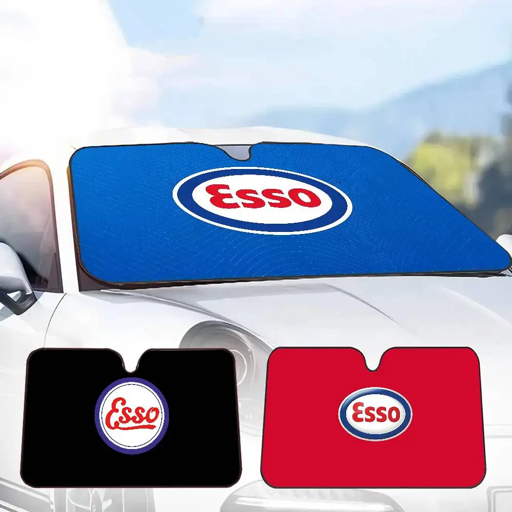 Essos Motor Oil Car Windshield Foldable Sun Shade Cover Block Reflector Portable Breathable Anti UV Protector Screen