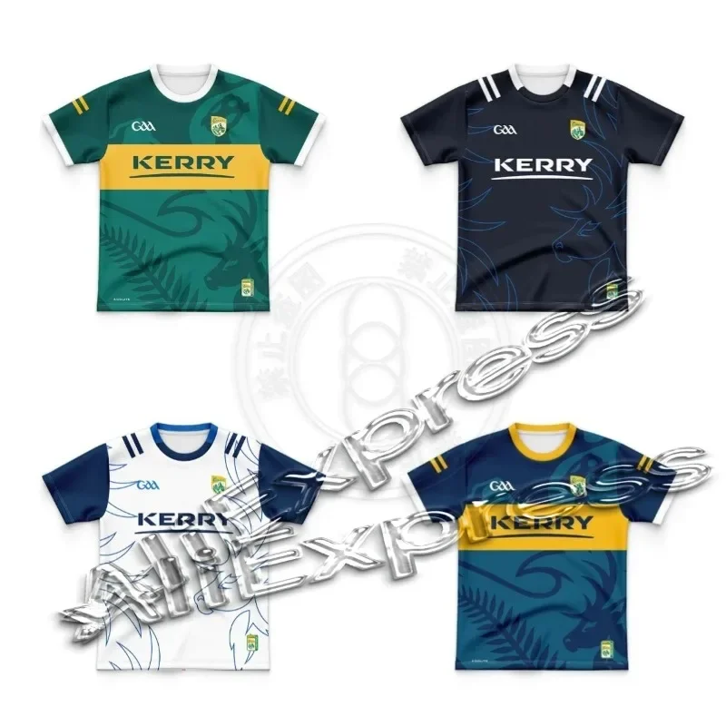 

2025 Kerry GAA Home Training Jersey Men's Rugby Jersey 2024_25 Kerry Goalkeeper Jersey Size Stylish Comfortable Cool Breathable