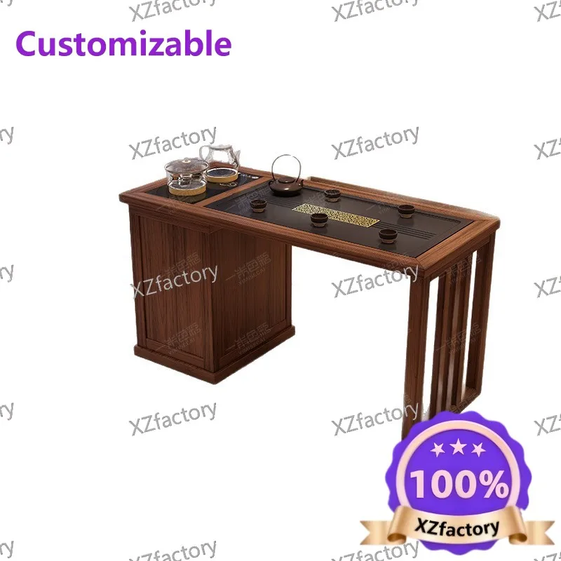 Factory Direct 2026 Top Rated Solid Wood Balcony Tea Table Coffee Chair Combination  Office  Storage