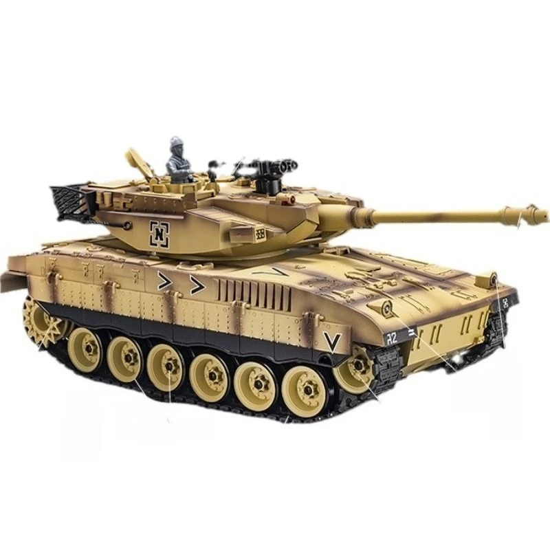 Cooles Spielzeugpanzer, lustiges Geschenk, 44 cm, supergroßes Rc-Panzermodell aus Legierung, Militärmodell-Panzerspielzeug, Roboter-Chassis, Rc-Autos, Spielzeug für Jungen