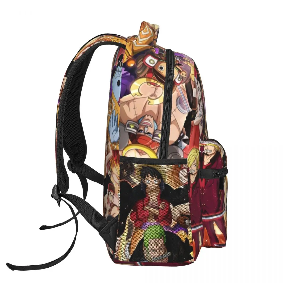 Sac à dos léger imprimé One Piece, sac d'école à motif à la mode, 17 pouces, nouveau