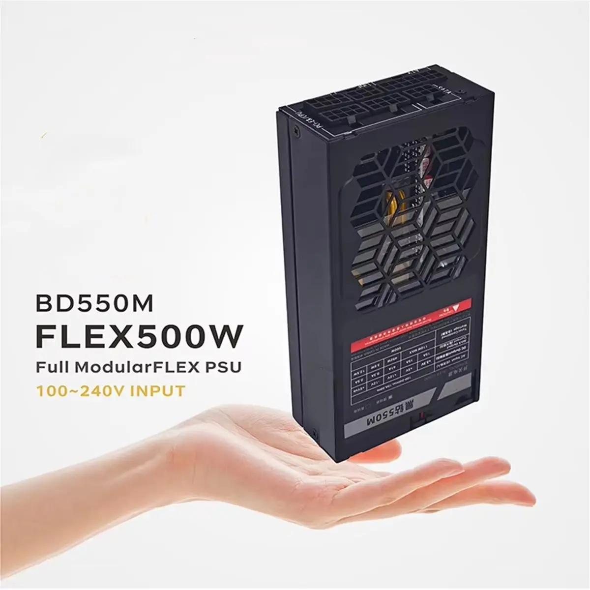 Mega Oferta 618: Fuente de Alimentación Flex 550W 80PLUS Totalmente Modular Flex-ATX 1U para ITX Mini PC POS NAS GPU Dock 100-24