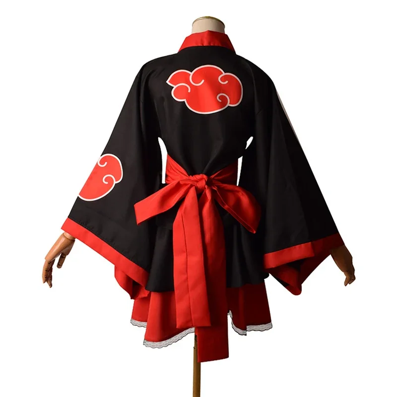 Ninja Cosplay Anime Kimono Jurk Meisje Halloween Kostuum Voor Kind Rok Pak Carnaval Vermomming Vrouwen Cosplay Jurk