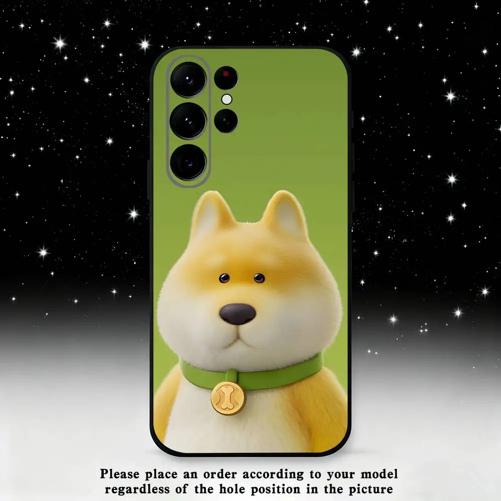 Funda de teléfono de juego Party A-Animals para Samsung S25,S24 Ultra,S20,S30 plus,S22 plus,S23,S30 Ultra 5G, carcasa negra de silicona