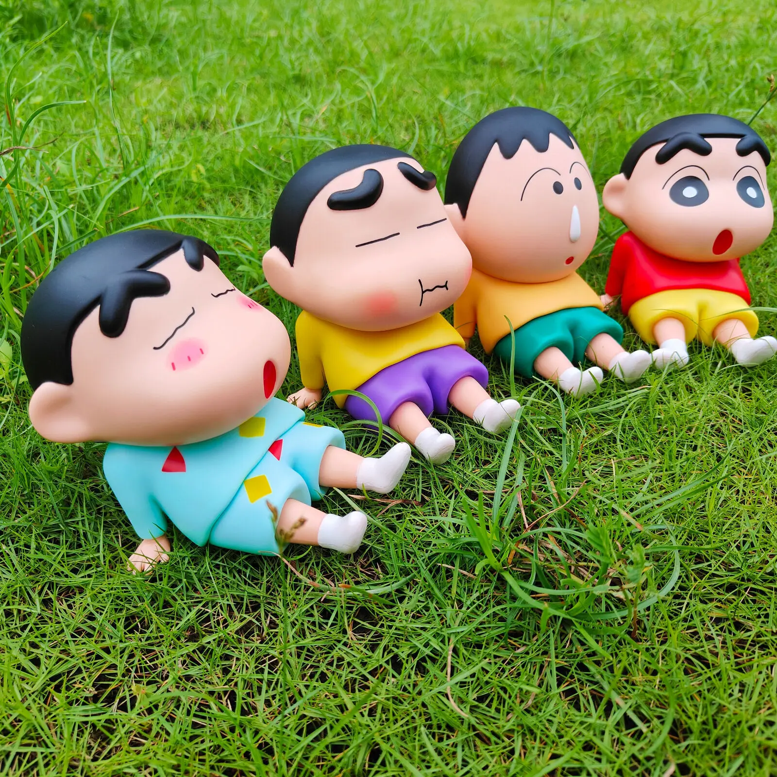 Crayon Shin-chan Boochan Action Figure Phone Holder Nohara Shinnosuke cute Collection Model Toys Kids Gifts