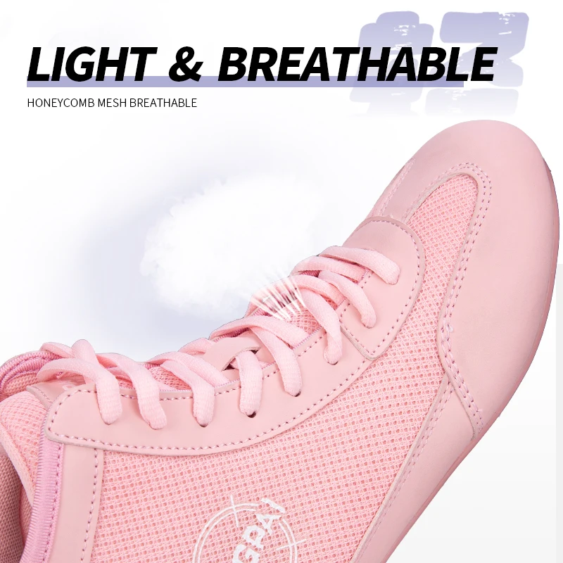 Box- und Ringerschuhe für Kinder und Erwachsene, Trainings- und Kampfschuhe für Männer und Frauen, Sanda High-Top-Schuhe, Stiefel für Krafttraining und Gewichtheben im Fitnessstudio – Detail 17