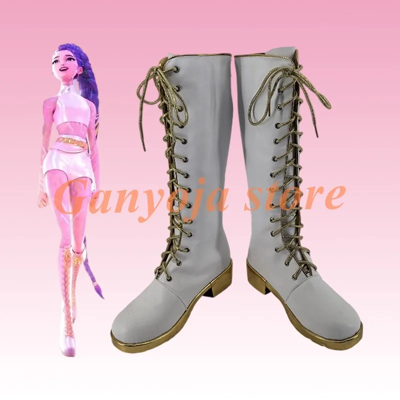 

Anime KPop Demon Hunters Costume Boots Rumi Mira Zoey Cosplay Shoes Custom Made Children Shoes Boots