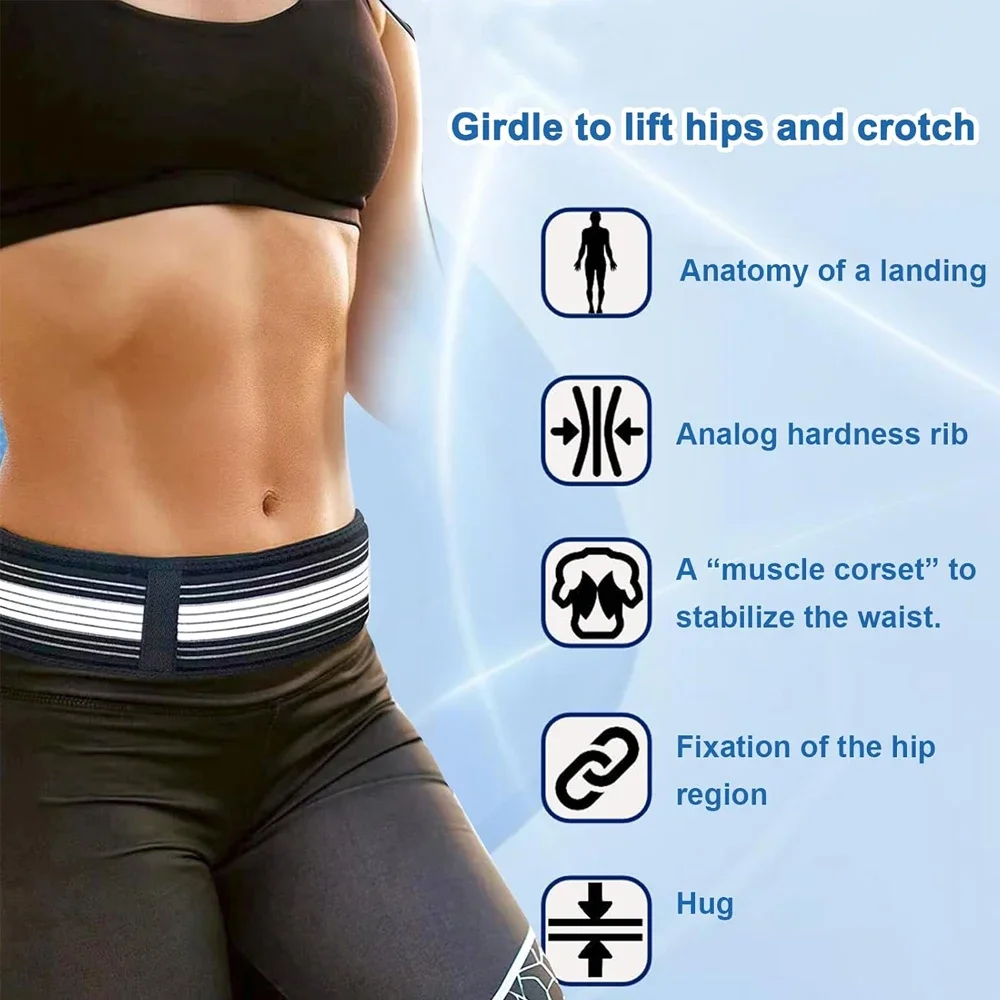 1Pcs Sciatica Belt for Women Men - SI Joint Support Belt Brace - for Lower Back, Sacroiliac, Sciatic, Pelvic, Lumbar, Hip, Leg