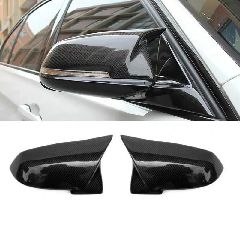 For BMW 1 2 3 4 X M Series Rear View Side Mirror Cover F20 F21 F22 F23 F30 F32 F36 X1 E84 F87 M2 Carbon Style Car Accessories