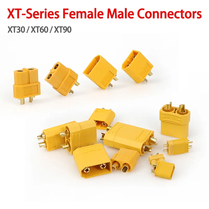5-20Pcs XT-Series Female Male Connectors XT30U XT60 XT90 Bullet Plugs Terminal Set For Lipo Battery Rc Drone Airplane Car Boat