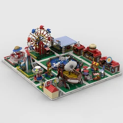 NEW City Hot Selling Street View Moc Big ModularAmusement Park Build Blocks Model DIY creative ideas Kids Toys Birthday Gift