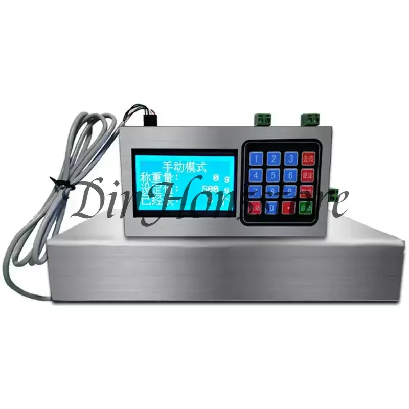 Quantitative scale, two-way automatic weighing quantitative controller, two-way sub-filling machine instrument