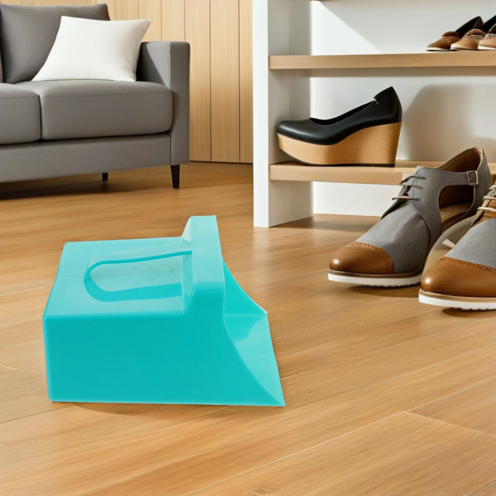 

Plastic Cleaning Dustpan Handle Handheld Garbage Shovel Scoop Outdoor Garden Trash Collector Debris Collection Portable Cleaning