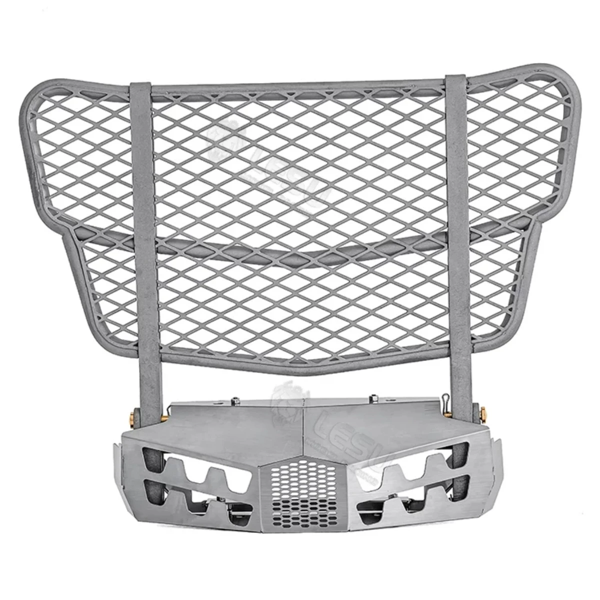 LESU G-6156-C Metal Front Bull Bar Anti-Collision Bumper Guard Fit Tamiya 1/14 RC Truck 1851 3348 3363 Simulation Mod Parts