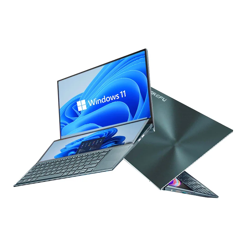 2024  new year china Core i7 Dual Touch Screen Laptop 10th 8GB RAM 512GB SSD Win10 SSD 128 512 1T