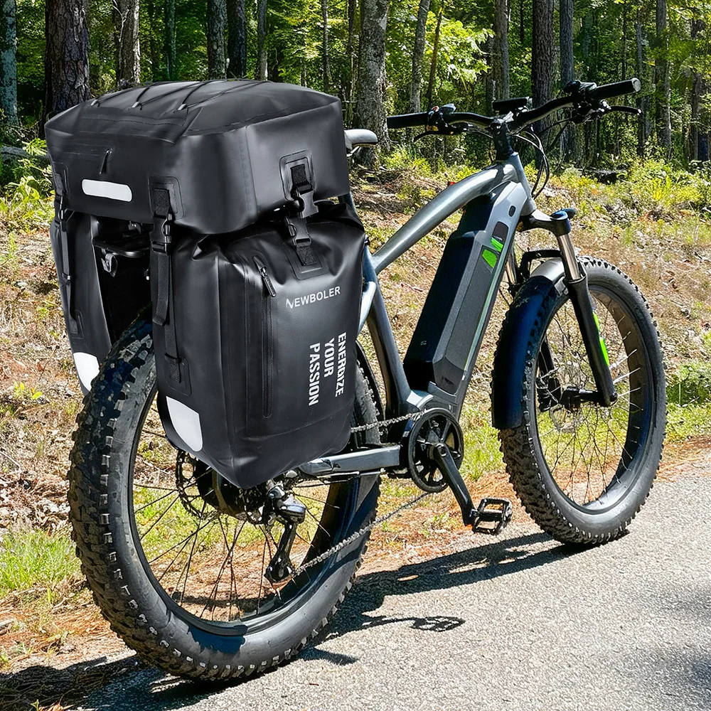 NEWBOLER Fahrrad-Gepäckträgertasche, 3-in-1, multifunktional, wasserdicht, großes Fassungsvermögen, Gepäckträger, Taschen für MTB, Straße, Klappfahrräder, E-Bike – Detail 13