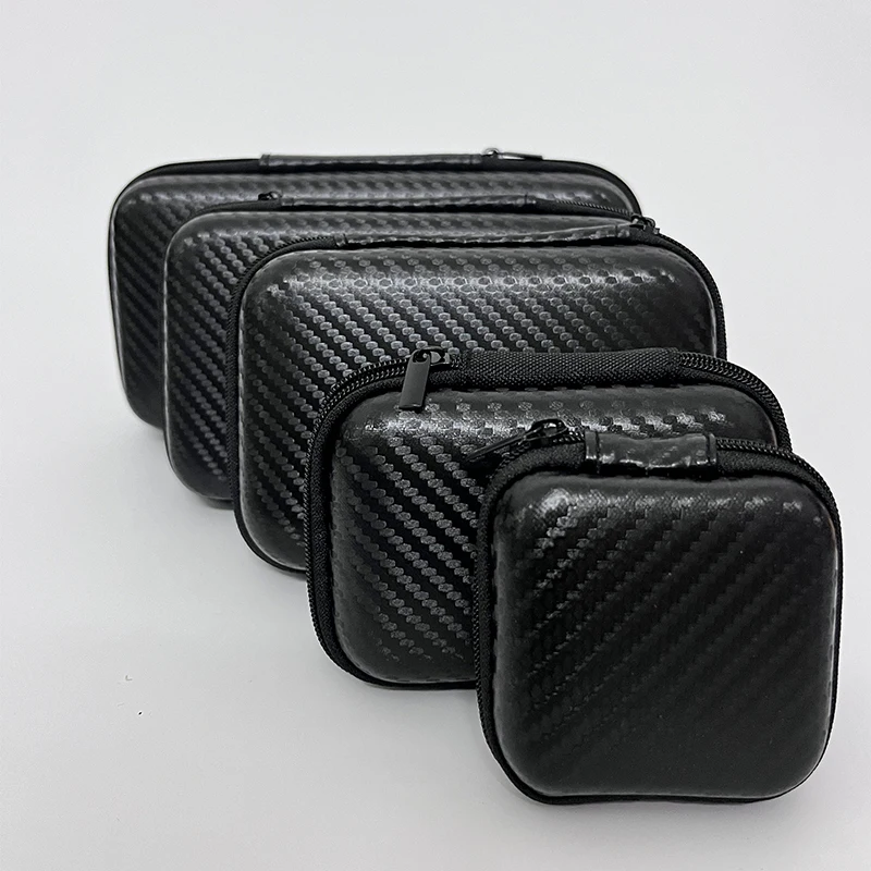 Car Terminal Removal Hard Case Portable Storage Bag Car Repair Tool Kit  Storage Carbon Fiber Pattern With Zipper Bag