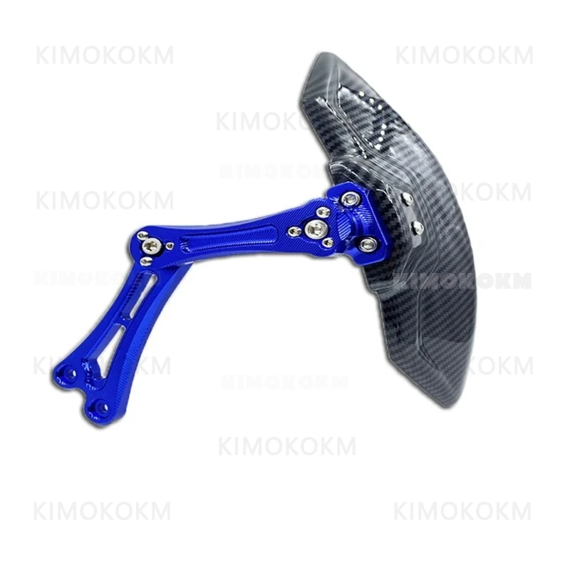 Universal Electric Fender Motorcycle Vehicle Imitation Carbon Fiber Fender Splash Guard Cnc Aluminium Alloy Fender Mudguard
