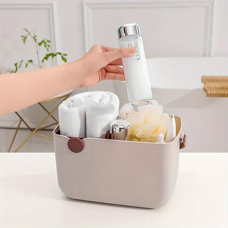 1PCS Hot Sale Large Capacity Storage Basket Multifunctional Portable Handheld Box Snacks Basket Outing Kitchen Accessories