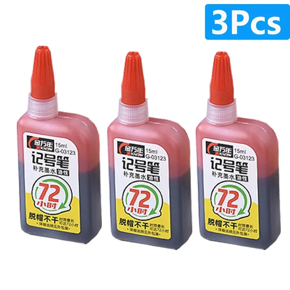 1-6 Stuks 45mm Waterdichte Lange Hoofdpunt Diepgat Markers Pen Tegel Timmerman Pen Multifunctioneel voor Houtbewerking Zwart/Blauw/Rode Inkt