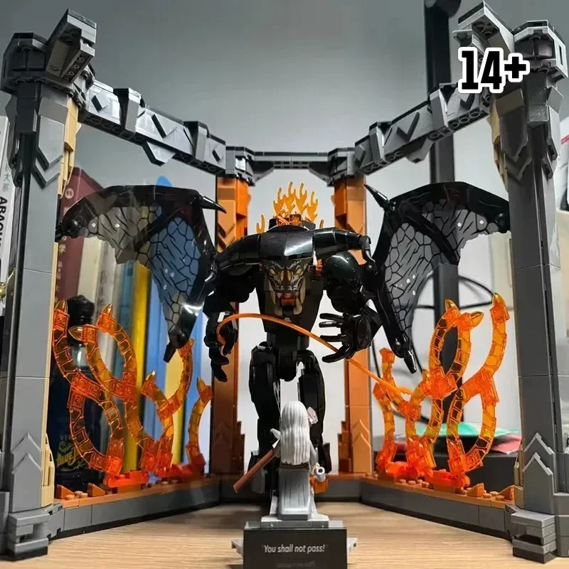 

Bandai New Arrival 10367 Lord of the Rings Balrog Book Nook Building Blocks Premium Collectible compatible with LEGO bricks