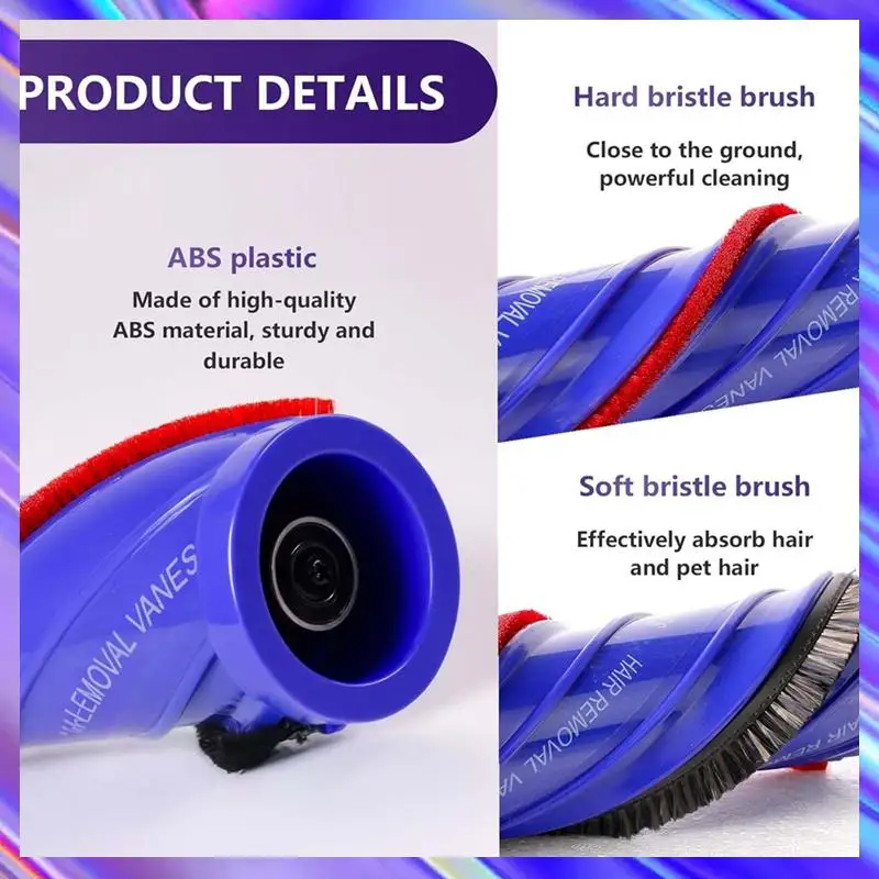 

BAAD Roller Brush Replacemen For Dyson Anti-Tangle Vacuum Head, Reduces Hair Wrapping Restores Suction Power