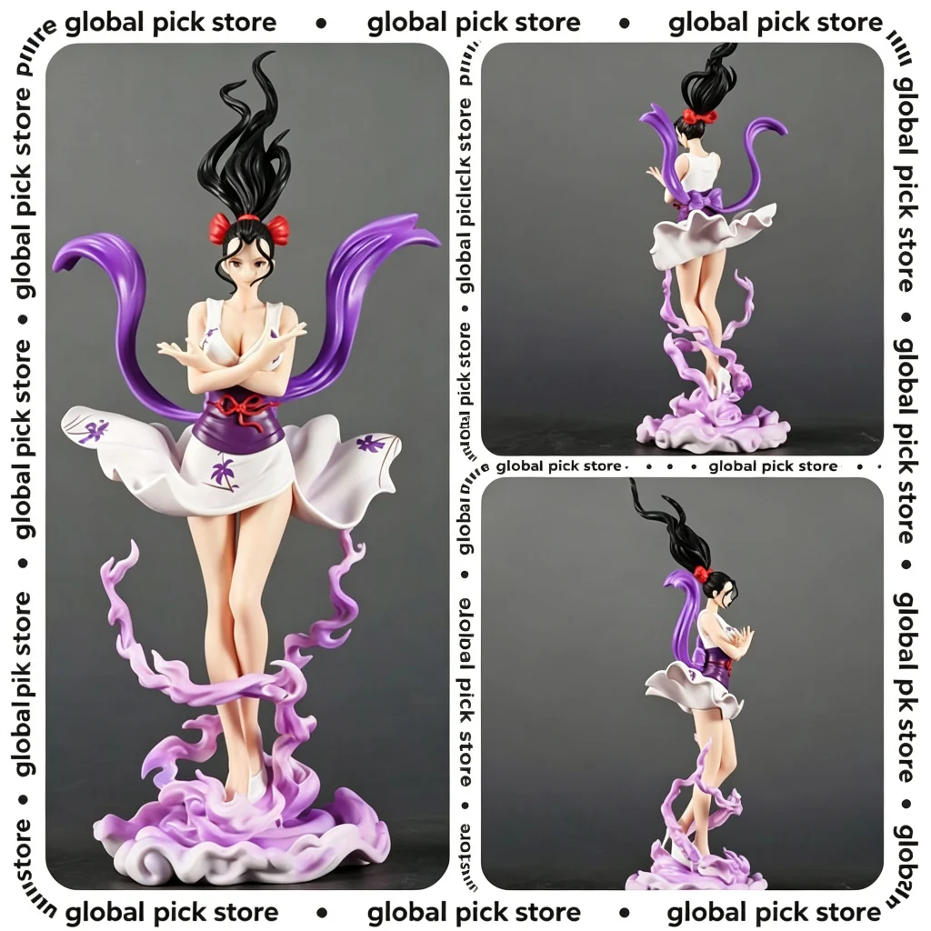 Hzw Nico Robin Sechsflügeliger Engel GK Anime-Figur PVC Sammlermodell Desktop-Ornament Heimdekoration für Erwachsene Sammler