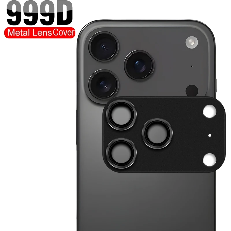 Metall Kamera Objektiv Protektoren Für IPhone 17 Pro Max Aluminium Kamera Objektiv Ring Fall Glas Für IPhone 17 Pro Max Objektiv kappe