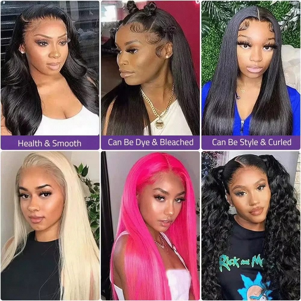 250 كثافة الدانتيل الجبهة الباروكات شعر الإنسان 13x4 مستقيم HD شفافة الدانتيل الجبهة الباروكات للنساء شعر الإنسان قبل قطعها