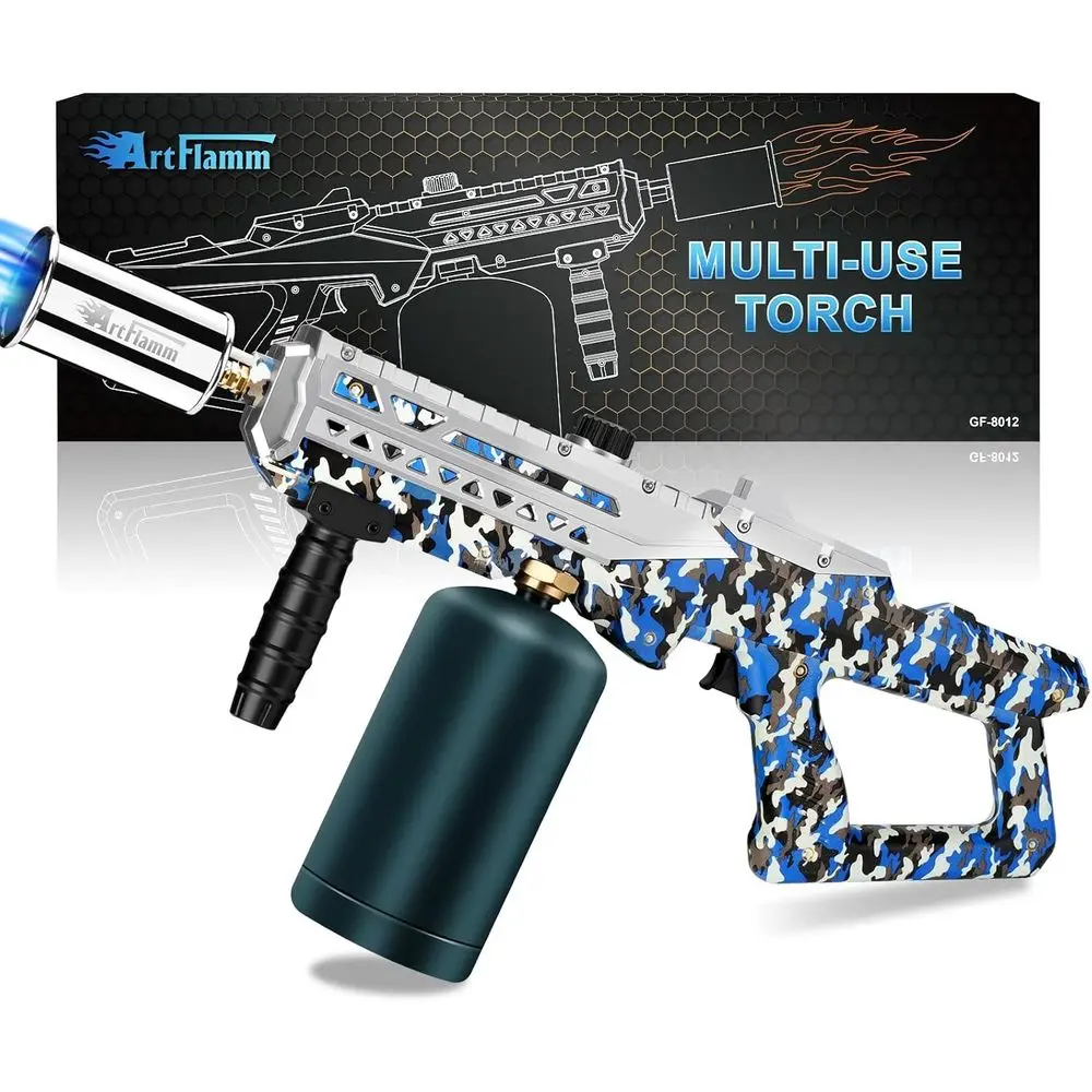 

Adjustable Flame Culinary Torch for Grilling and Sous Vide Cooking (Tank Not Included)