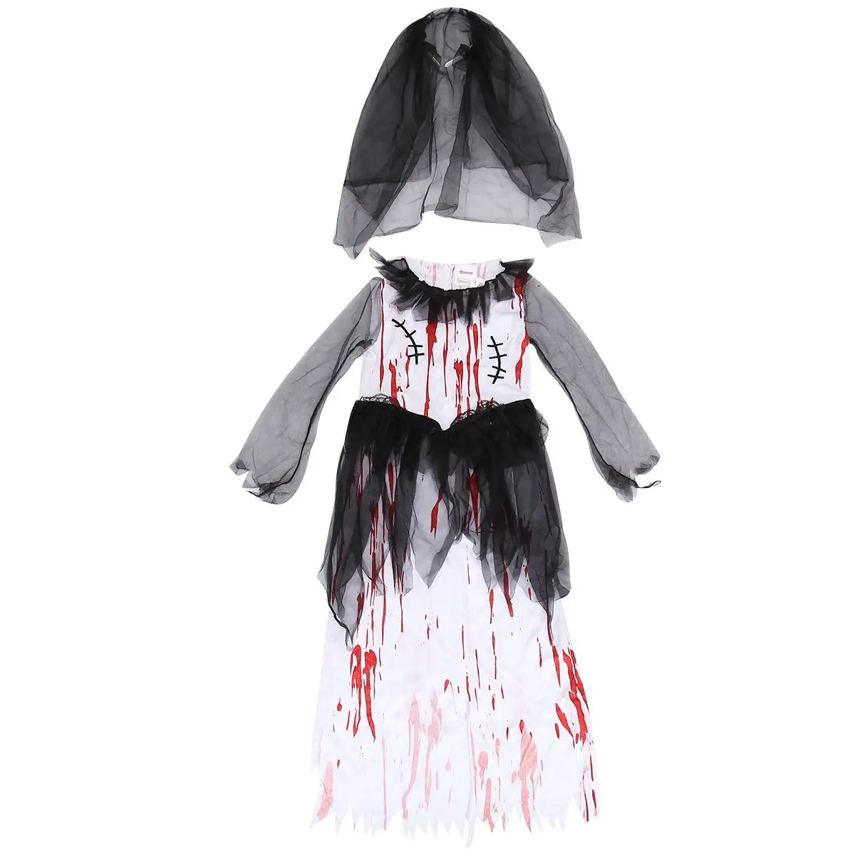 

Ghost Bride Halloween Dress Unique Bridal Costume Comfortable Party Performance Cosplay Bloody Dress Masquerade Ball Outfit Role