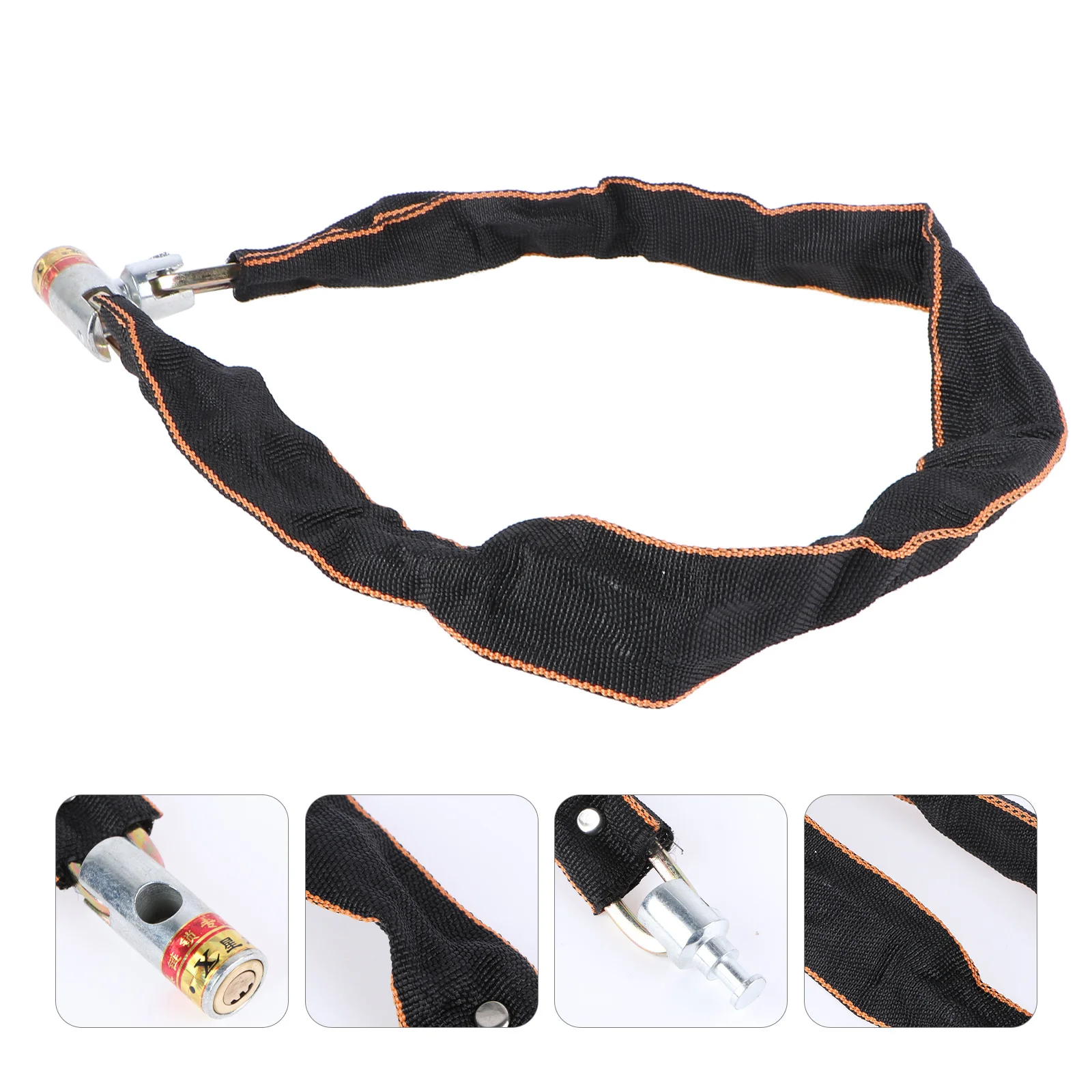 

Heavy Duty Chain Lock Anti-Theft Security Strong Bearing Capacity for Bike Motorcycle Electrombile Outdoor Protection
