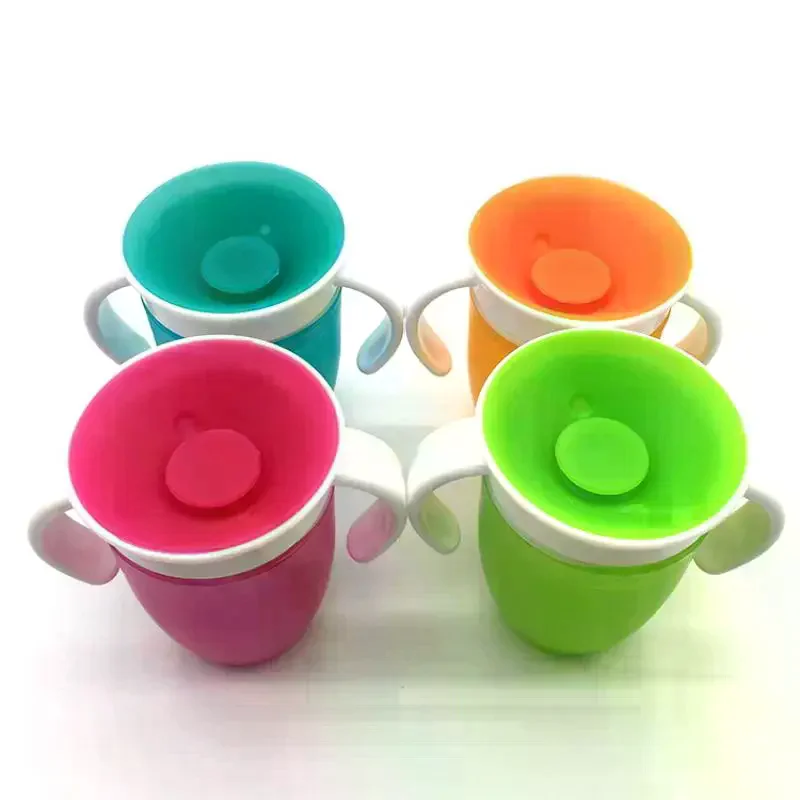 

/Cna/Magic Baby Cups Can Be Turned Baby Learning Drinking Cup Leakproof Child Water Cup Bottle 240ml Copos Learning Cup Baby Cup
