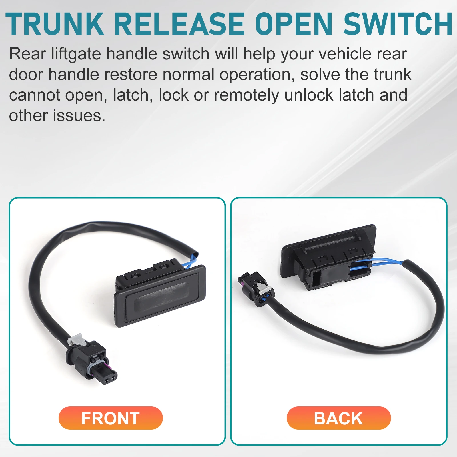 Przełącznik otwierania tylnej klapy bagażnika 22799049 do Cadillac CTS 2014-2015, Cadillac XTS 2013-2017, Chevrolet Corvette 2014-17