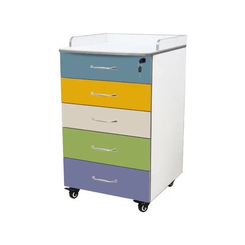 Dental Cabinet Oral Mobile Side Cabinet Clinic Tools Nurse Storage Cabinet Cart Workbench