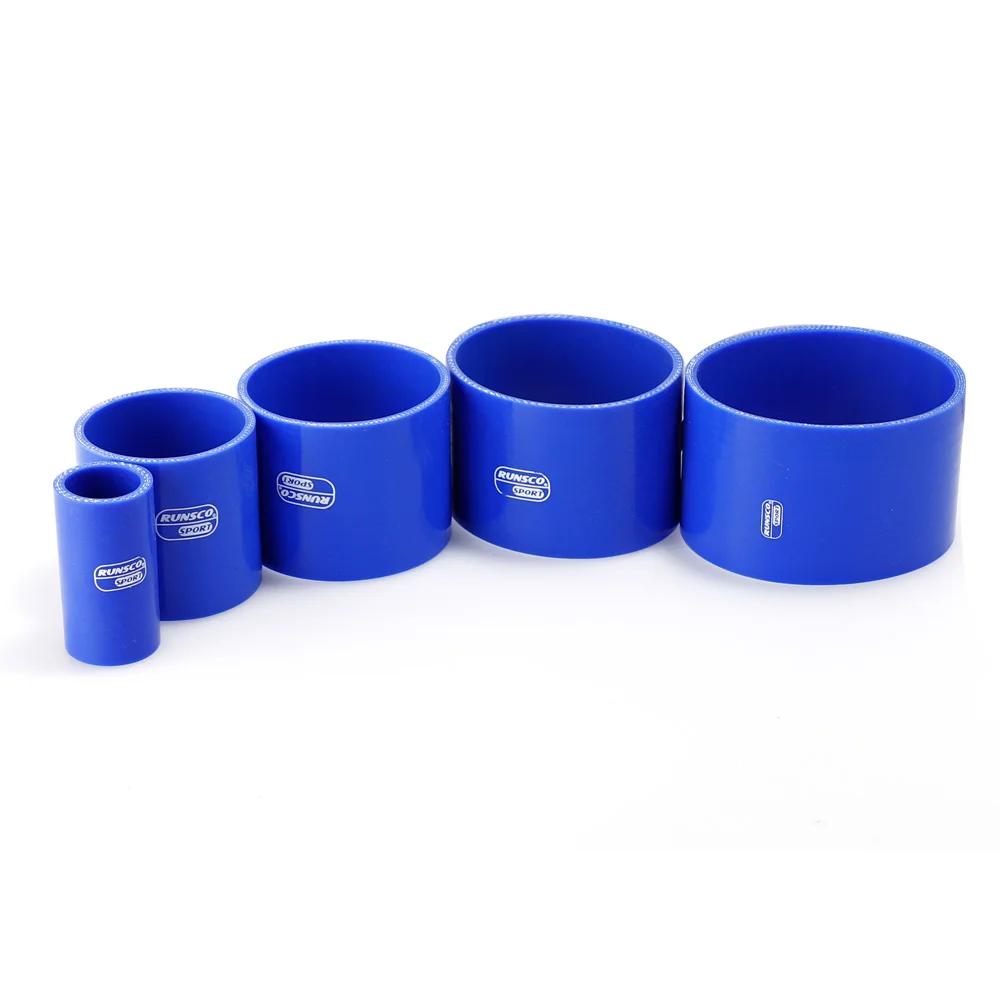 Silikonschlauch, gerader Anschluss, Auto-Ladeluftkühler, Turbo-Ansaugrohrkupplung, blau, Länge 76 mm, mehrere Größen