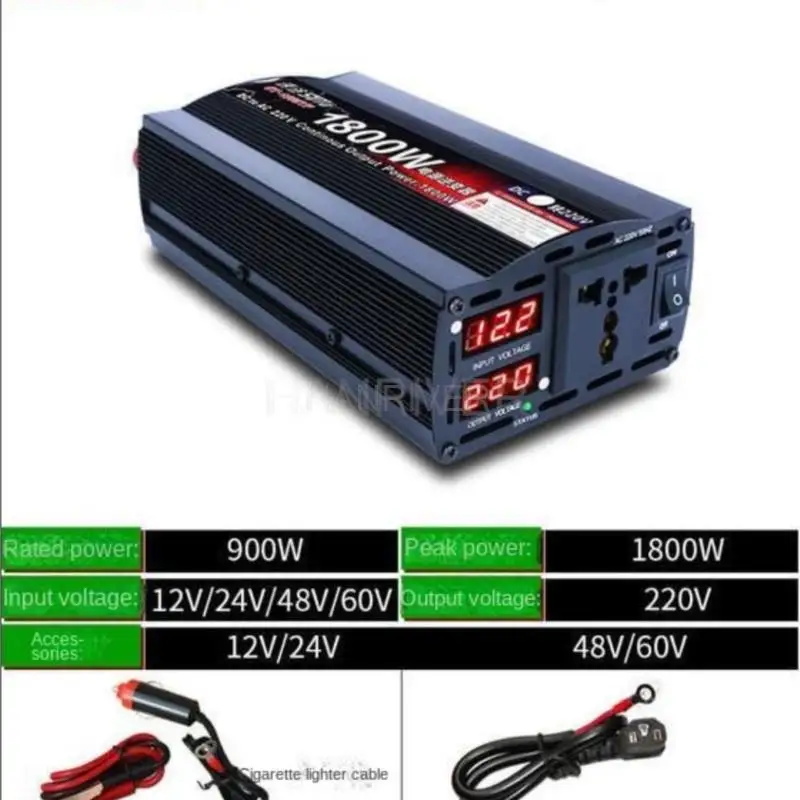 Inverter 12V 220V 2000W 3000W 4000W 5000W 24V To 110V Ac Pure Sine Wave Voltage Converter 12 220 Power Car Micro Inverter