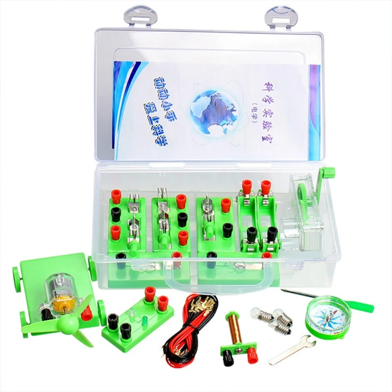 Physics Electric Circuit Learning Starter Kit Science Lab Basic Electricity Magnetism Experiment Education Kits Set