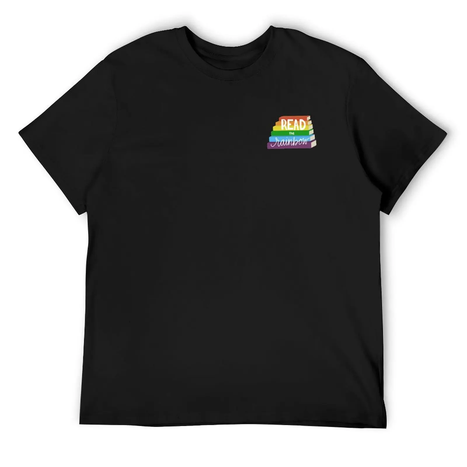 Read the Rainbow T-Shirt man t shirt customs design your own oversized graphic tee shirts graphic men t shirts high quality