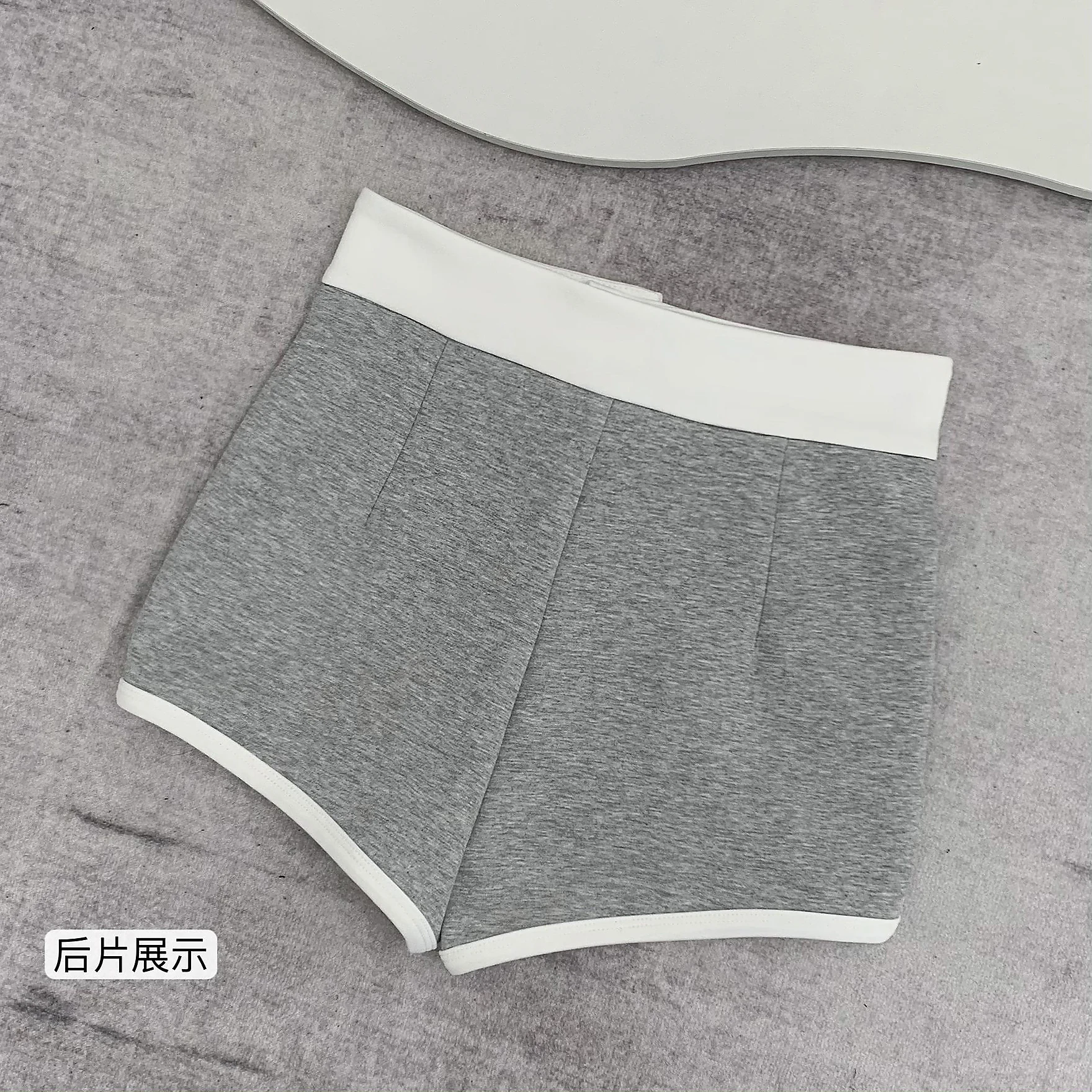 Women's Casual High Waist Patchwork Color Sporty Shorts Lady Summer Streetwear Slim Short Pants