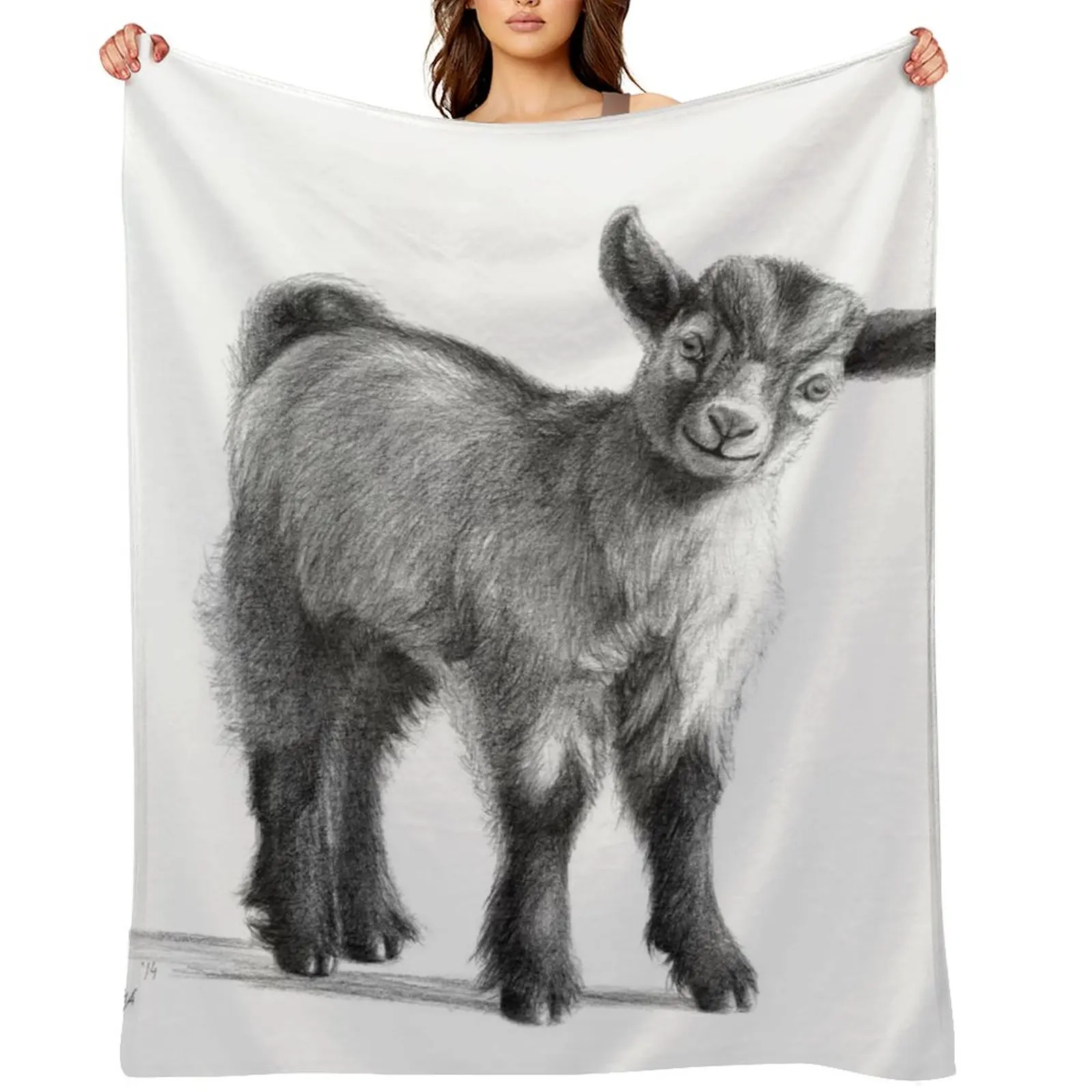 

Goat Baby G097 Throw Blanket Fashion Sofas Blankets For Baby Cute Shaggy Blankets