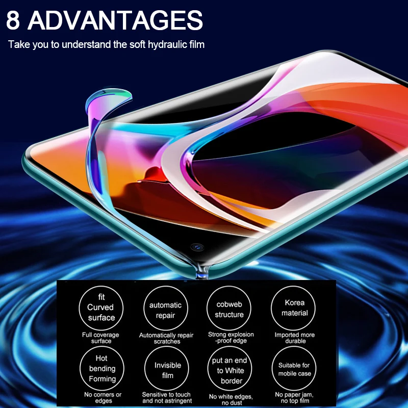 3 Stück Hydrogelfolie für Motorola Edge 20 Pro Lite 30 40 50 60 Neo Fusion Edge 2022 Plus 2023 Displayschutzfolie – Detail 1