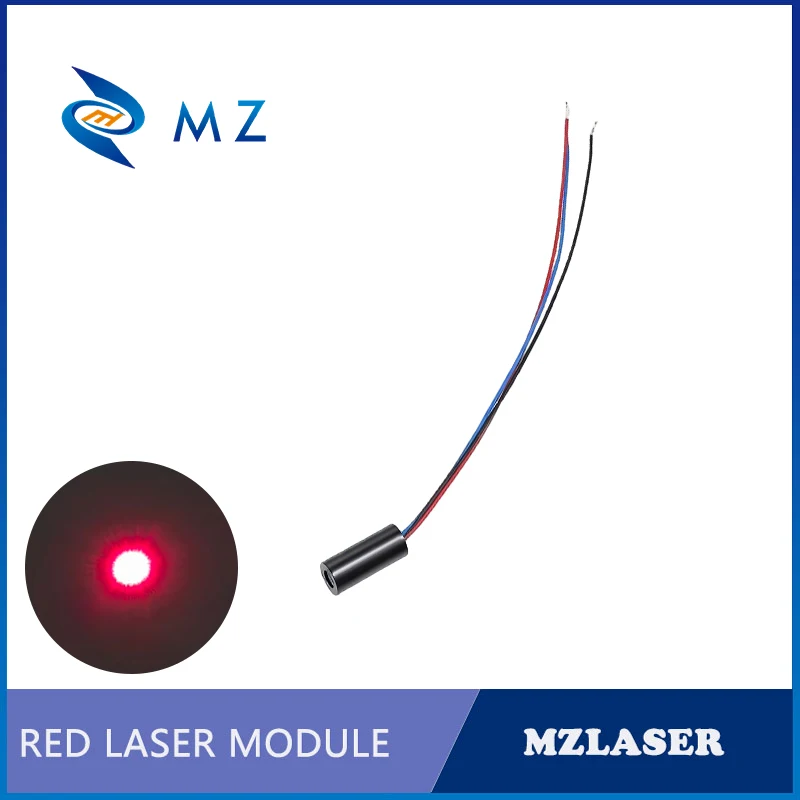 Compact 650nm Red Dot TTL Laser Diode Module D8mm 3V 0.5mW 1mW 5mW 10mW Industrial Grade for Woodworking Machinery Parts