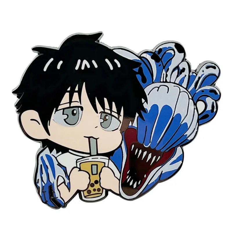 Animation Jujutsu Kaisen Okkotsu Yuta Enamel Pins Cartoon Anime Metal Brooch Badge Fashion Jewellery Backpack Accessory Gifts